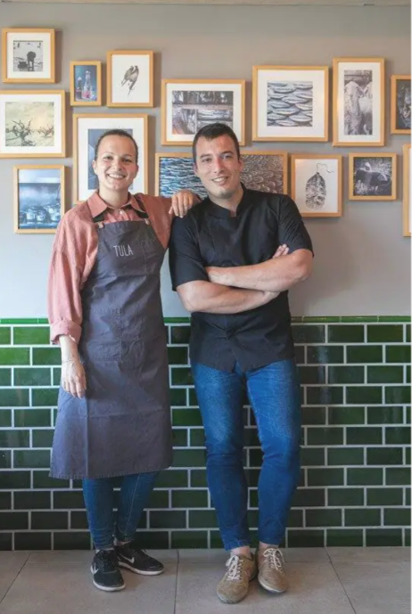 Clara y Borja, del equipo de 'Tula' en Xàbia, con una Estrella Michelin.