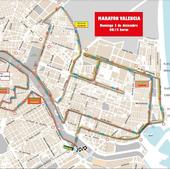 Cortes de calles en Valencia por el Maratón 