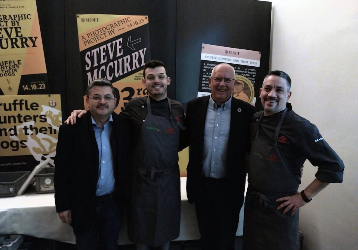 Floren Terrades, Stephan García, Vicent Grimalt y Alberto Ferruz.