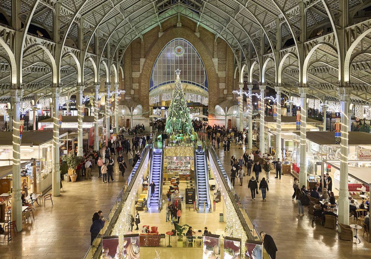 El Mercado de Colón enciende la Navidad