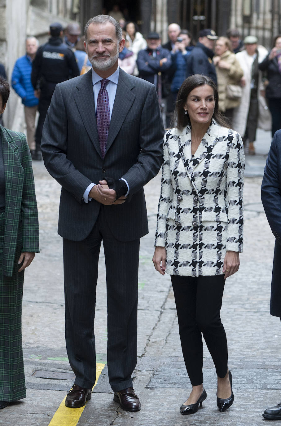 Letizia recupera su chaqueta más icónica