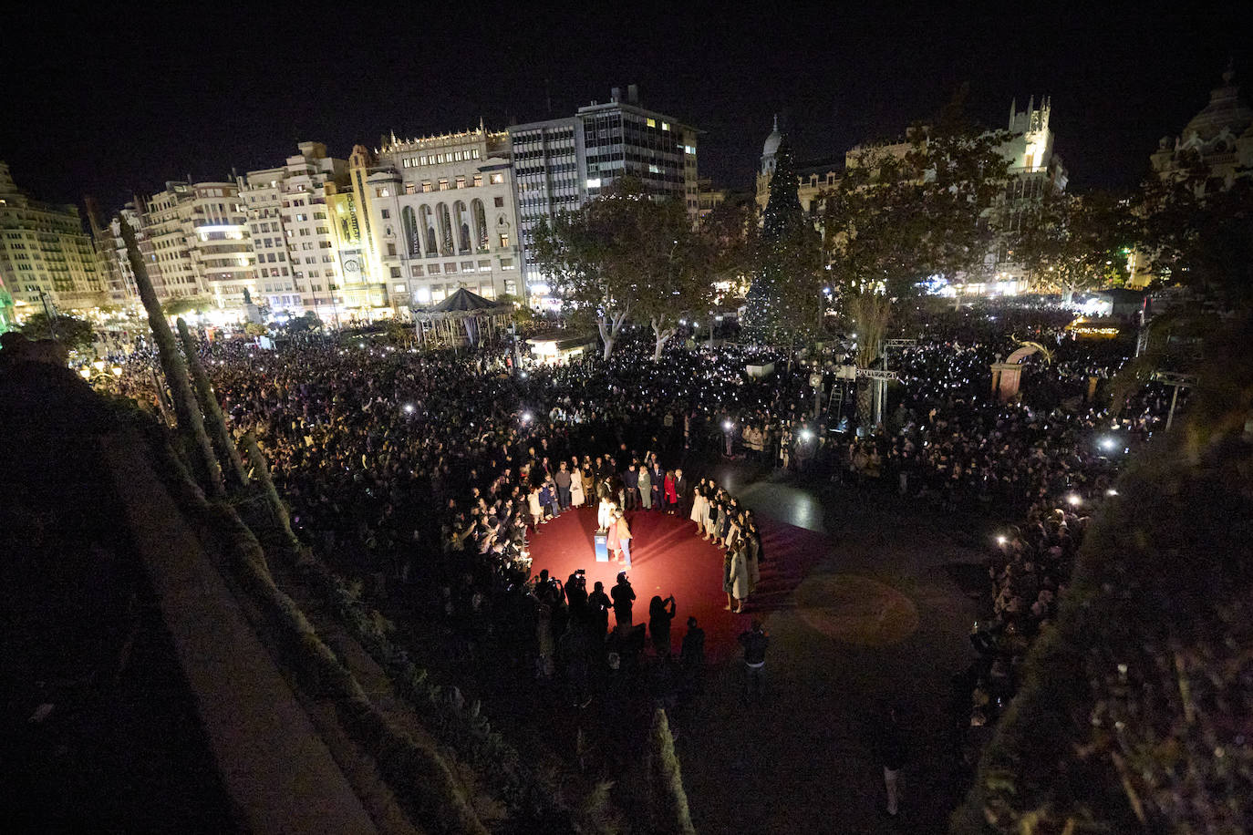 Valencia se ilumina para la Navidad