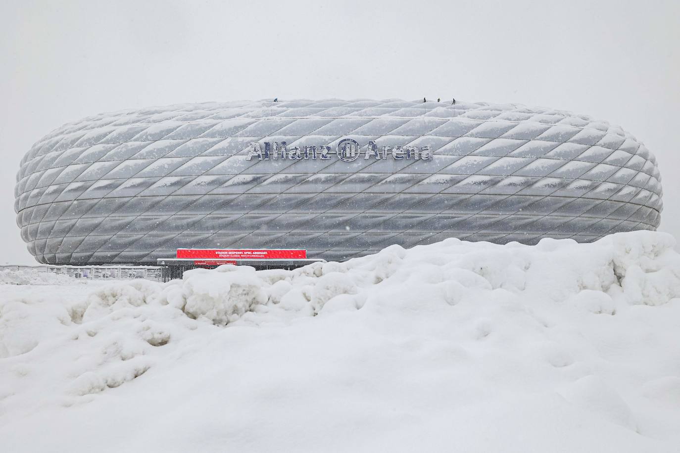 Múnich, sepultada bajo la nieve