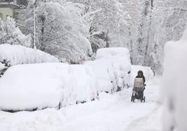 Múnich, sepultada bajo la nieve