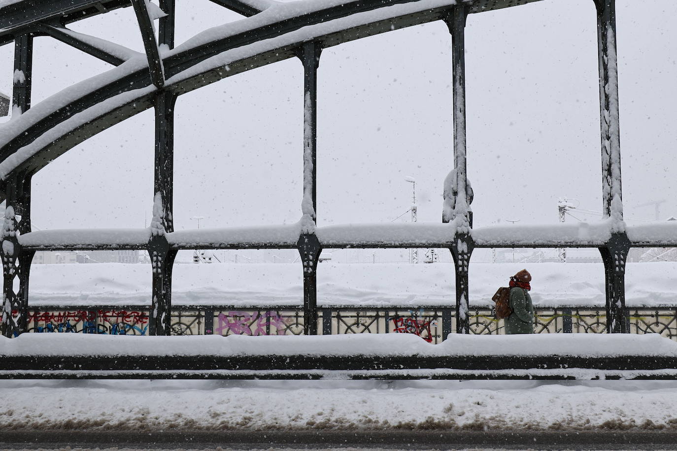 Múnich, sepultada bajo la nieve