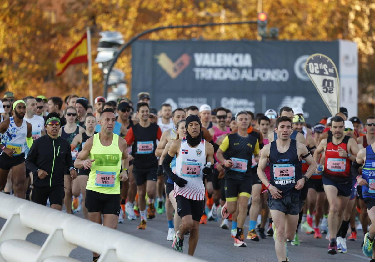 La emocionante salida del Maratón de Valencia 2023