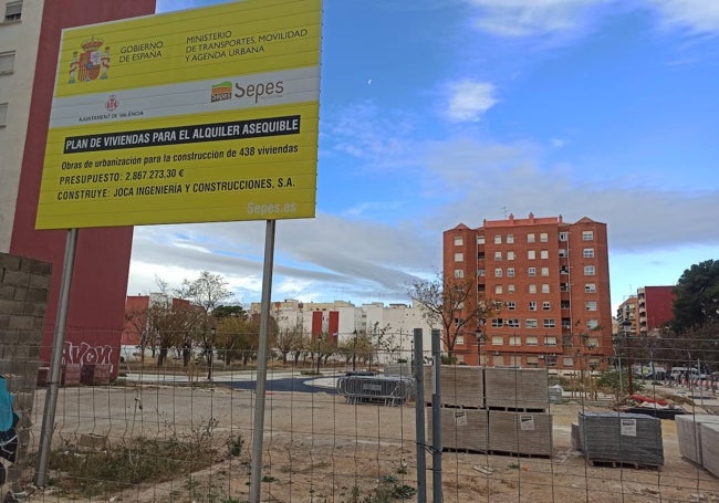 Las obras de urbanización del antiguo Cuartel de Ingenieros.