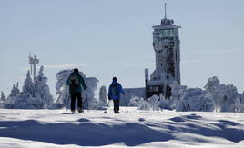 La nieve sepulta Alemania, en imágenes