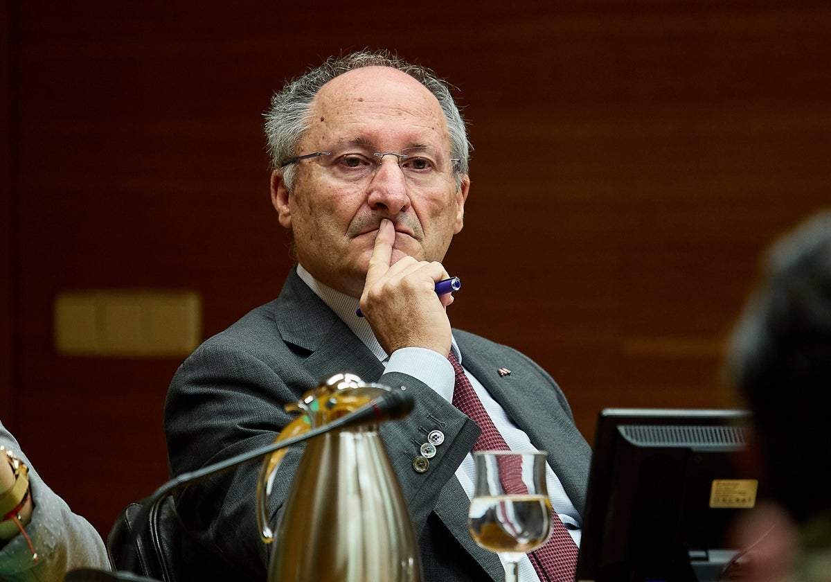 Joan Llinares, en su última comparecencia en Les Corts.