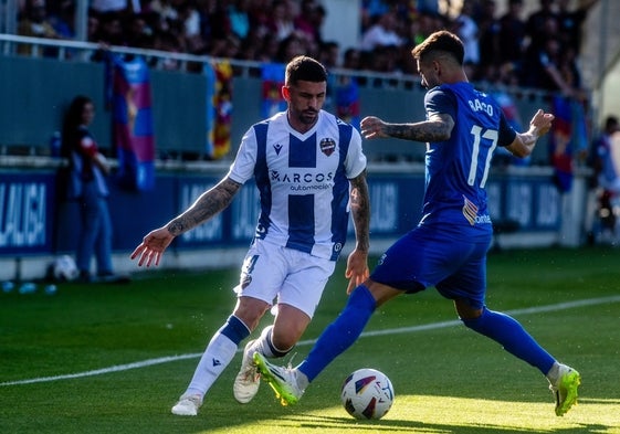 El Levante se enfrentó al Amorebieta en la primera jornada.