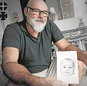 Bancho, en su estudio.