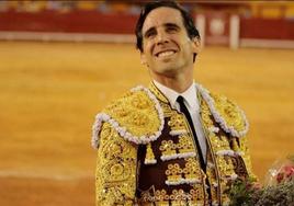 El torero Juan Ortega después de una corrida de toros.