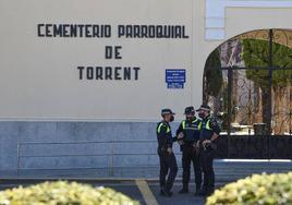 El cementerio de Torrent, el día del suceso.