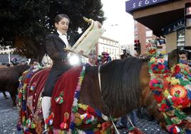 Pregonero de las fiestas de la Magdalena de Castellón en una imagen de archivo.