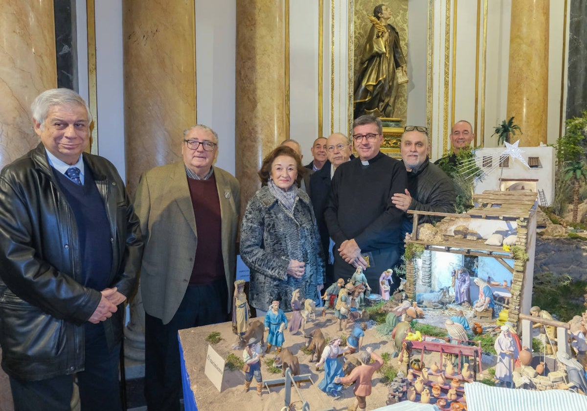 La Basílica de la Virgen inaugura su belén monumental con más de cien figuras