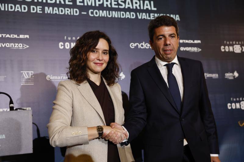 La Cumbre empresarial entre Madrid y Valencia, en imágenes