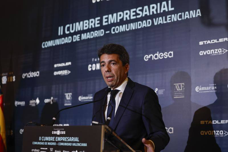 La Cumbre empresarial entre Madrid y Valencia, en imágenes