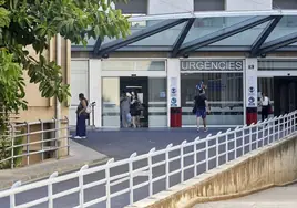 Entrada de Urgencias del hospital Doctor Peset de Valencia.