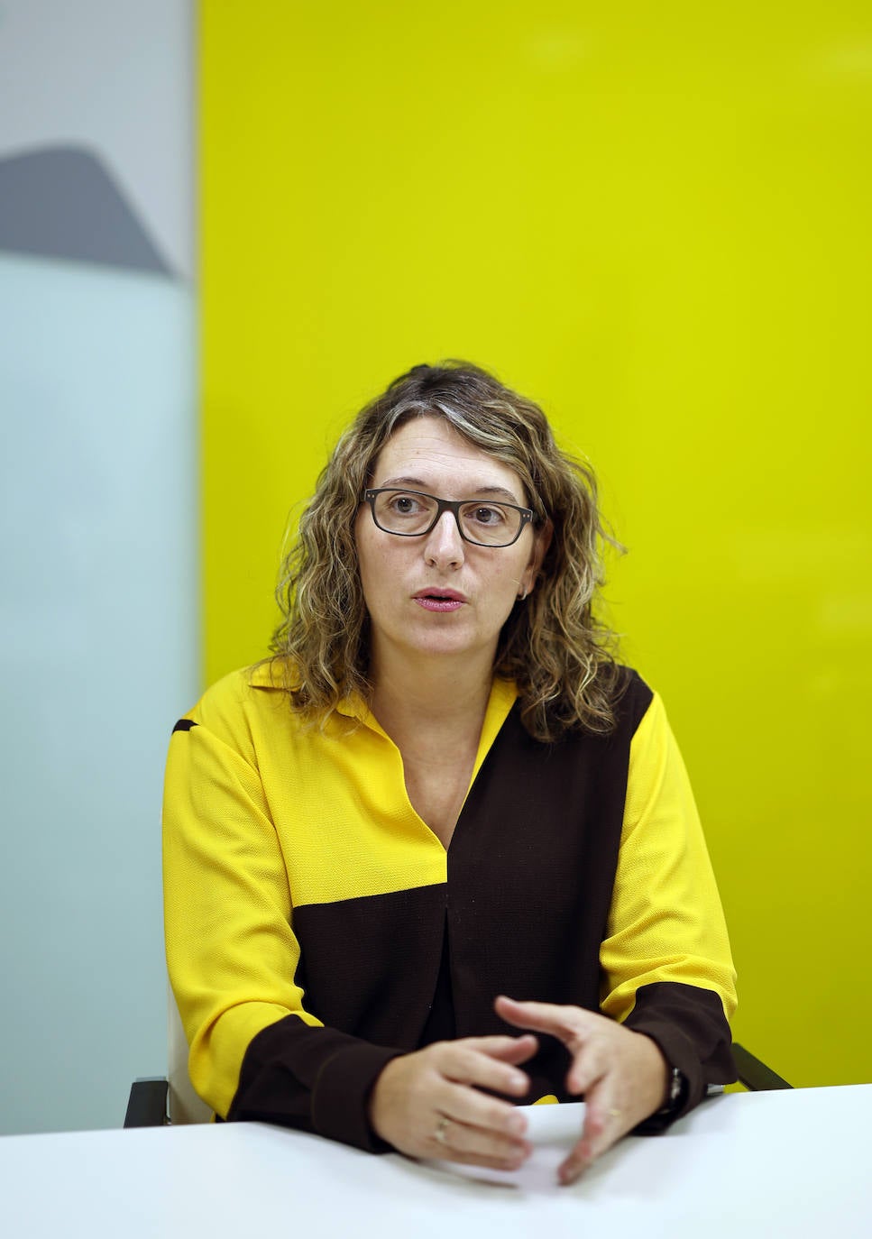 Cristina Miró, directora técnica de la Asociación Española de Fabricantes de Juguetes durante la entrevista.