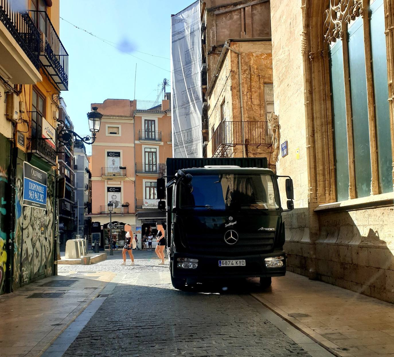 Fotos: La Lonja, zona de aparcamiento en el centro de Valencia