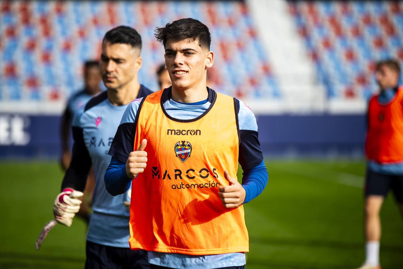 Álex Valle, durante un entrenamiento.