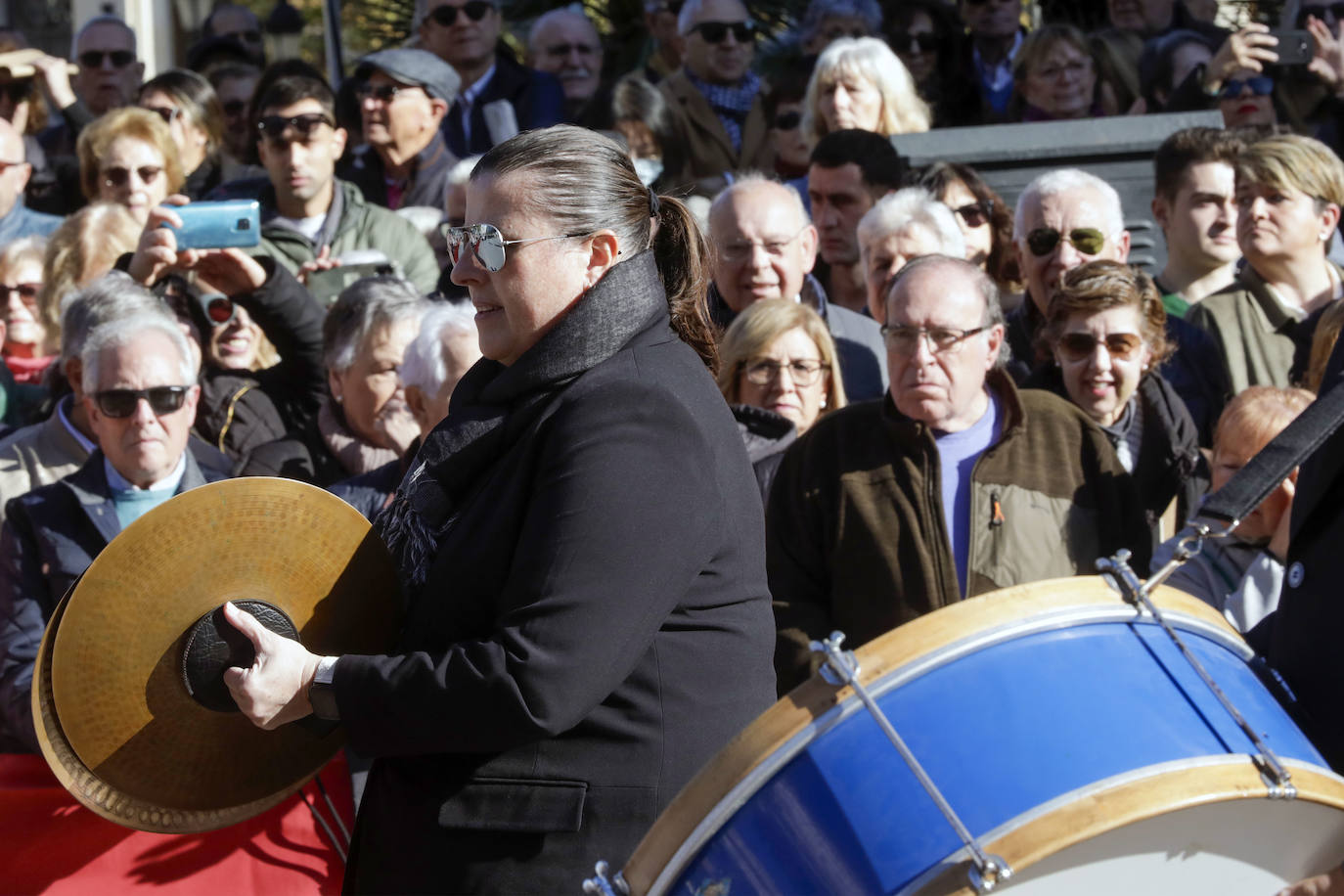 Fotos del homenaje al Maestro Serrano de una veintena de bandas valencianas