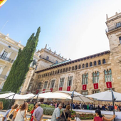 'Videomapping', feria de Navidad y túnel de luces en la Generalitat esta Navidad