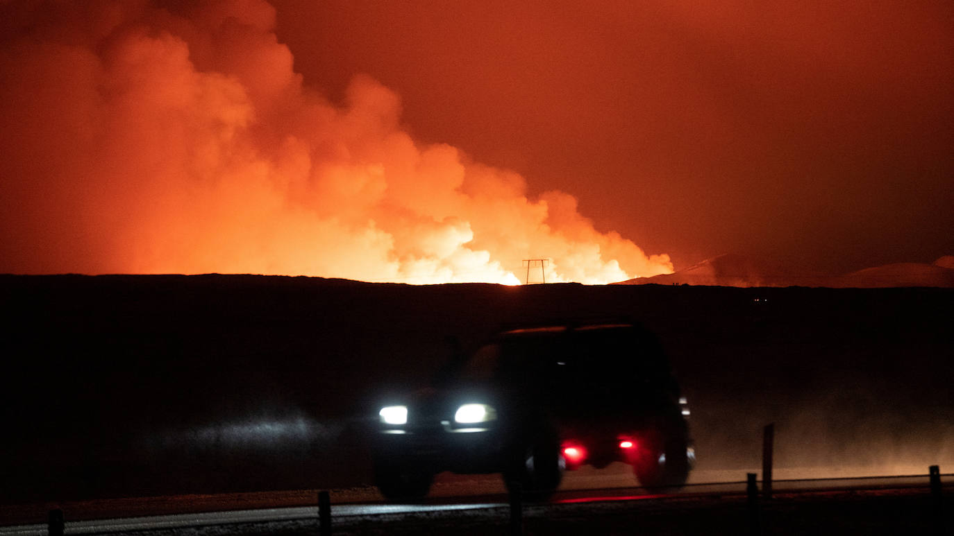 Las impactantes imágenes del volcán de Islandia