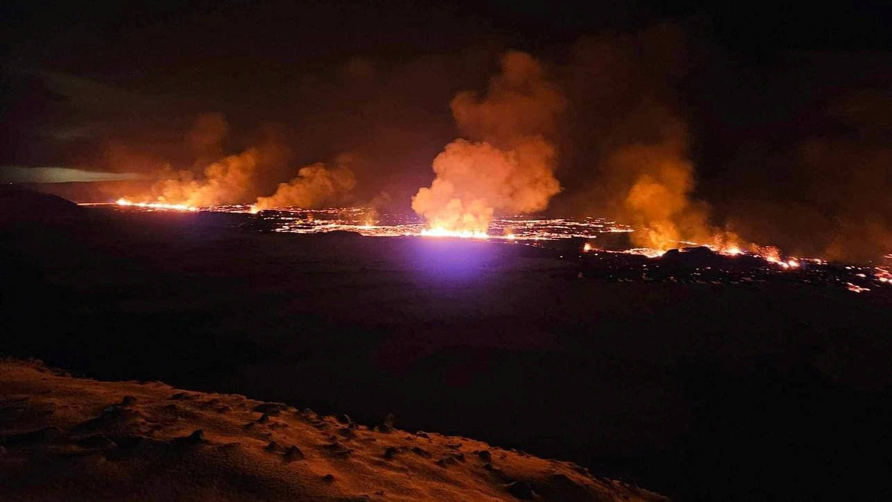 Las impactantes imágenes del volcán de Islandia