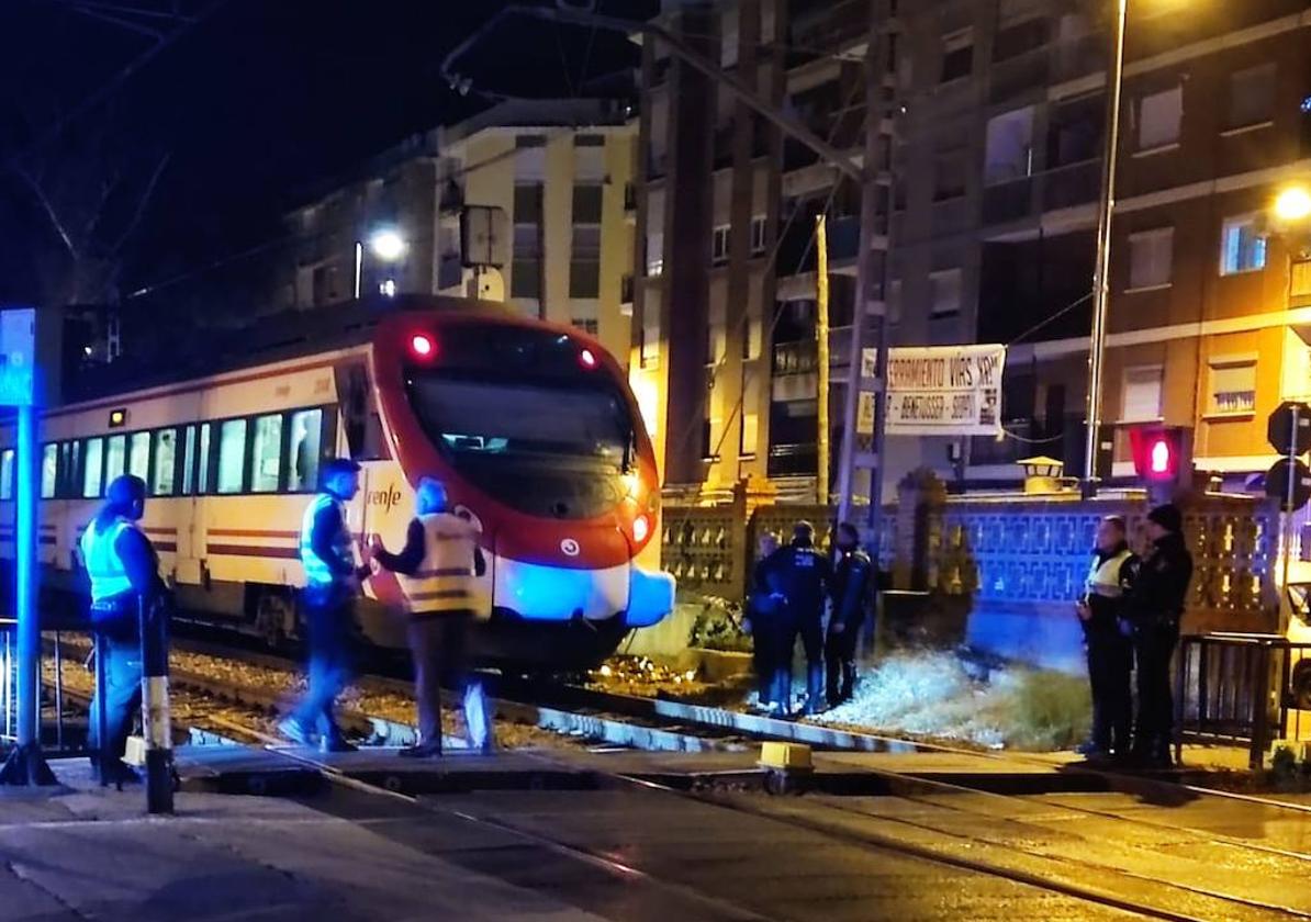 Un hombre muere arrollado por el tren en Alfafar