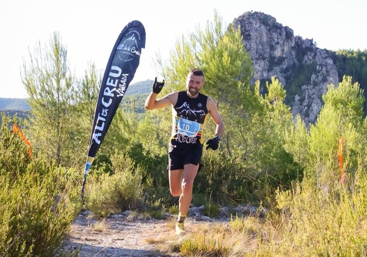 Un participante del TRAMUVA en una edición anterior de la carrera.