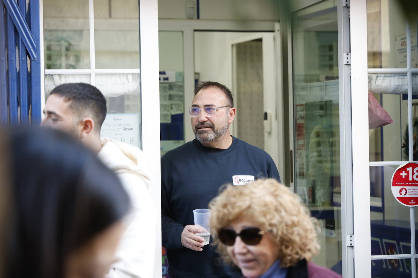 Imágenes del día de la Lotería de Navidad en la Comunitat