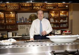 Vicente Boluda, en la cocina de Mas de Fos.