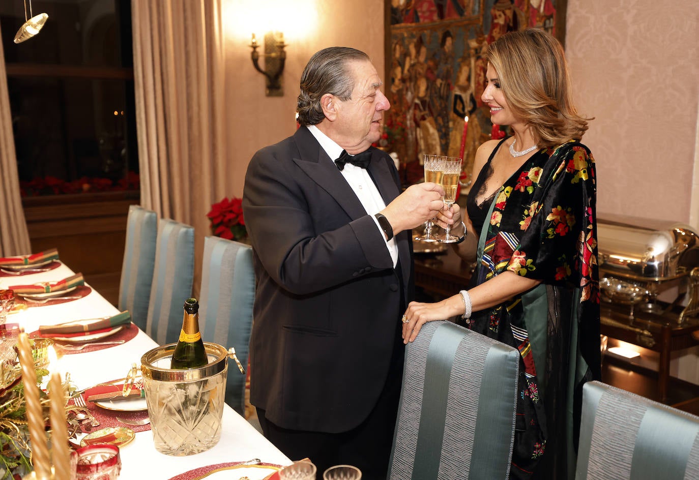 La pareja, que durante toda la sesión fotográfica muestran una gran complicidad.