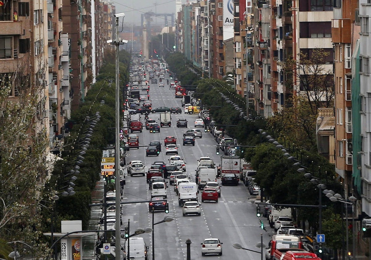 La avenida del Puerto, en una imagen de archivo.