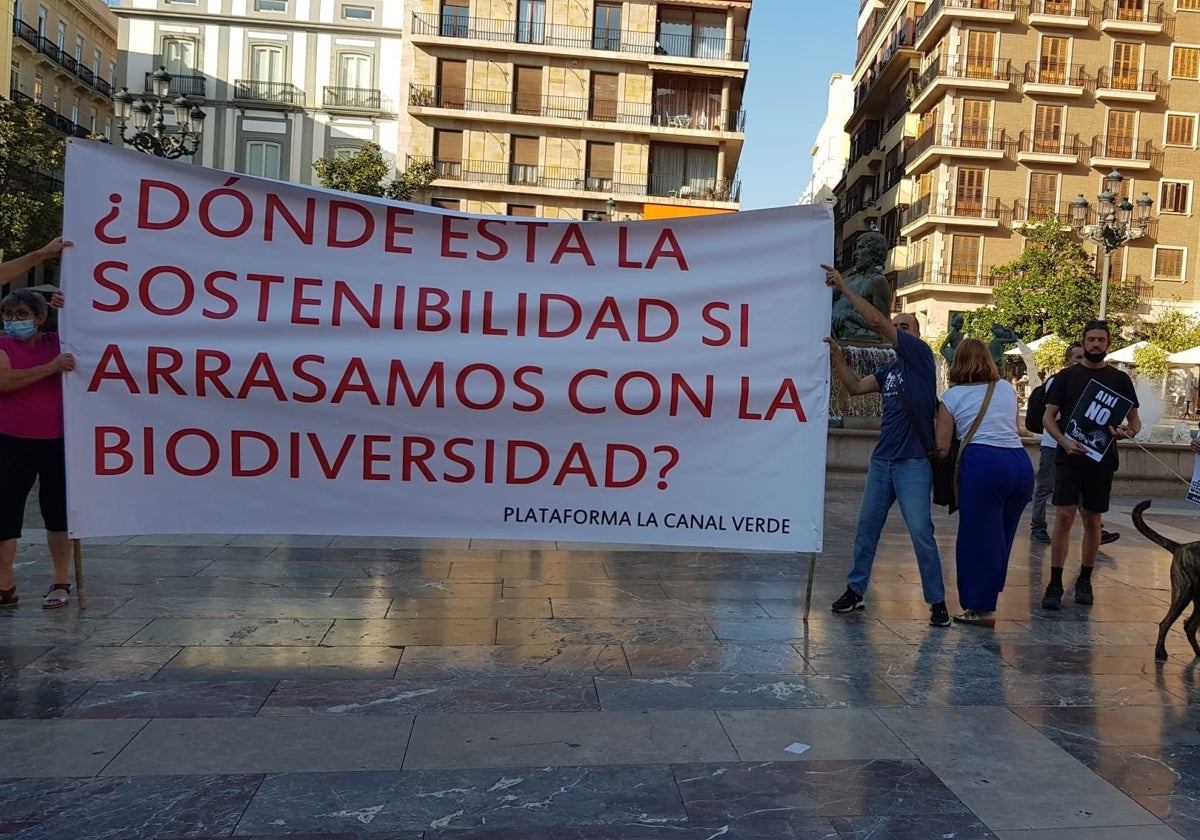 Manifestación convocada en septiembre de 2021 por la Coordinadora.