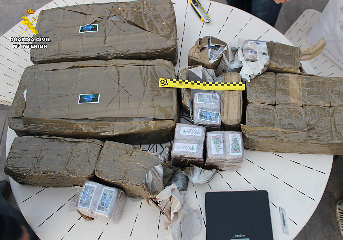 Drogas intervenidas a los agentes en la operación 'Teleke'.