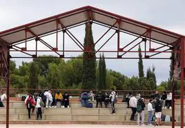 Alumnos de un instituto valenciano.