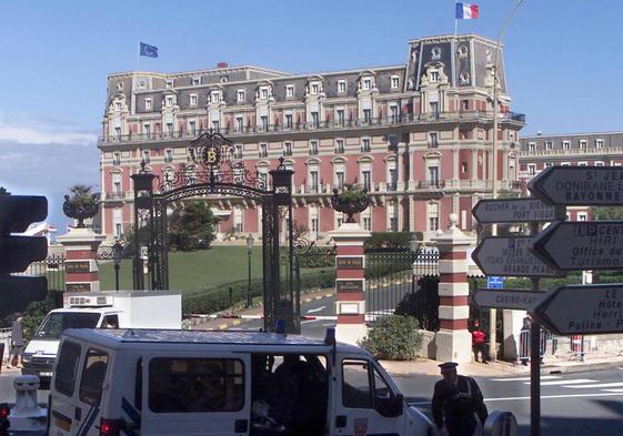 El Hôtel du Palais, en Biarritz.