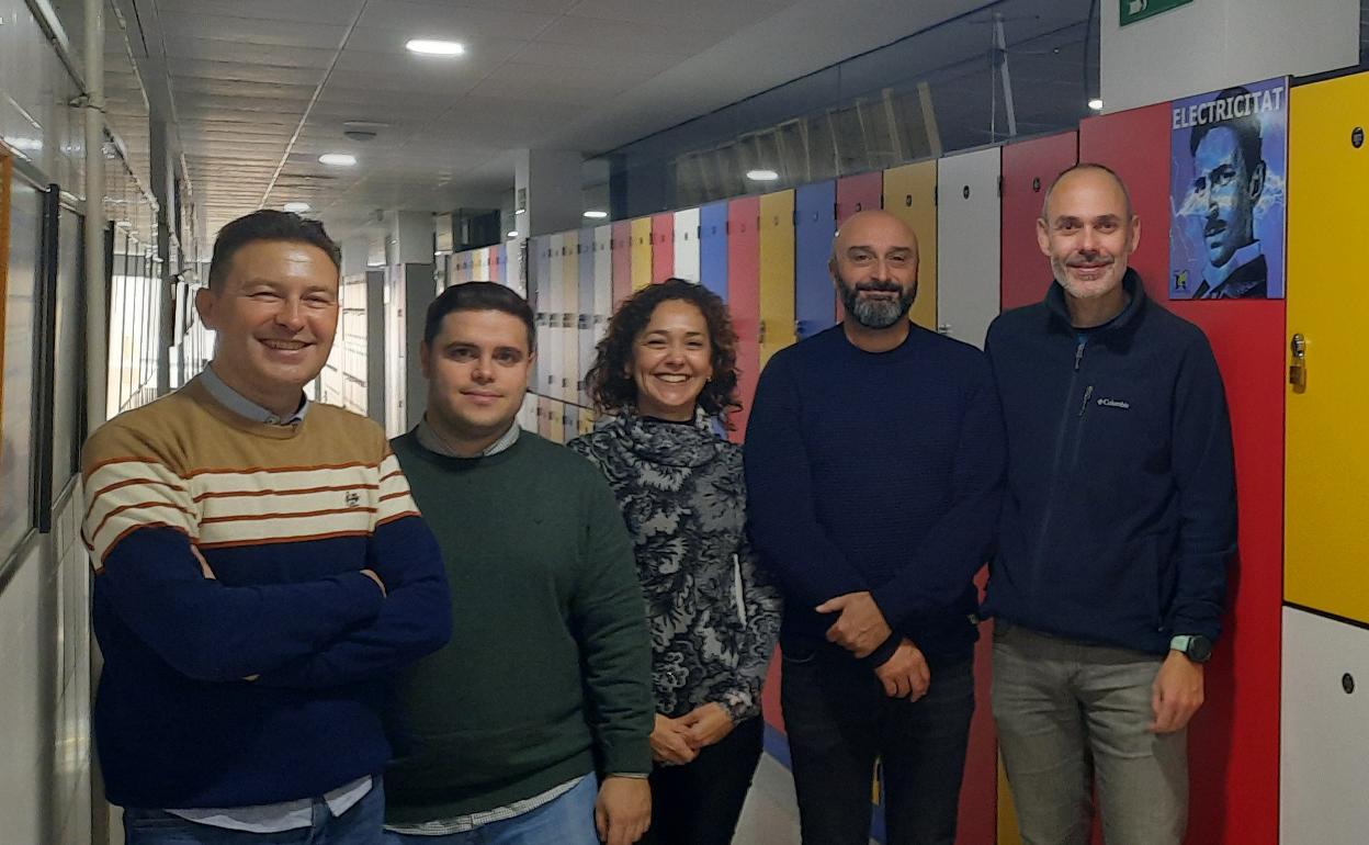 Alumnos y profesores del proyecto. 