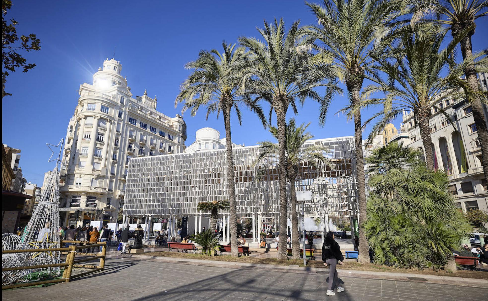 El Ágora del Diseño en la plaza del Ayuntamiento. 