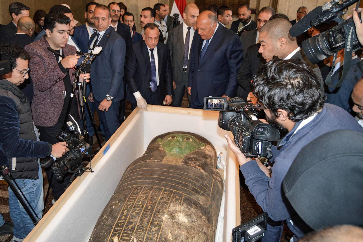 Fotos: Egipto recupera el Sarcófago Verde robado que se exponía en un museo de EE.UU.