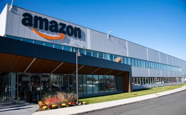 Imagen de la sede de Amazon en Massachusetts. 