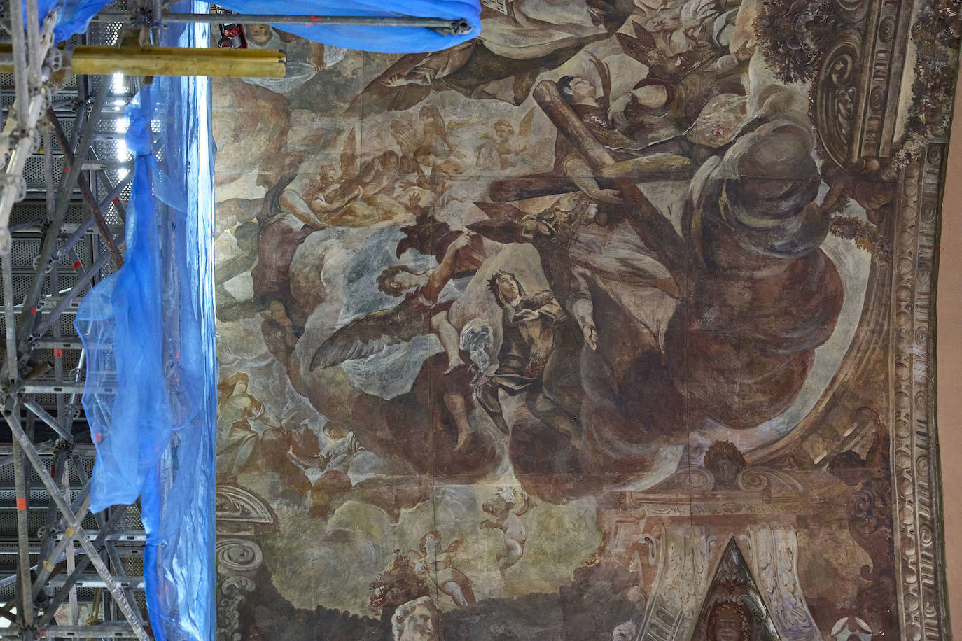 Fotos: Frescos de Palomino en la bóveda de la iglesia de los Santos Juanes de Valencia