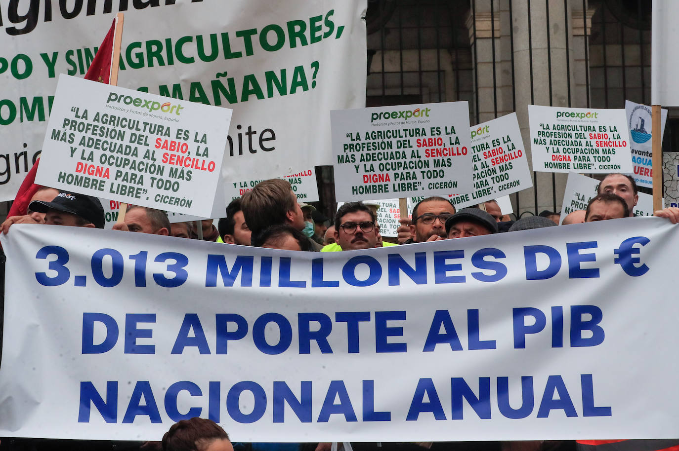 Fotos: Los regantes claman en Madrid en defensa del trasvase Tajo-Segura