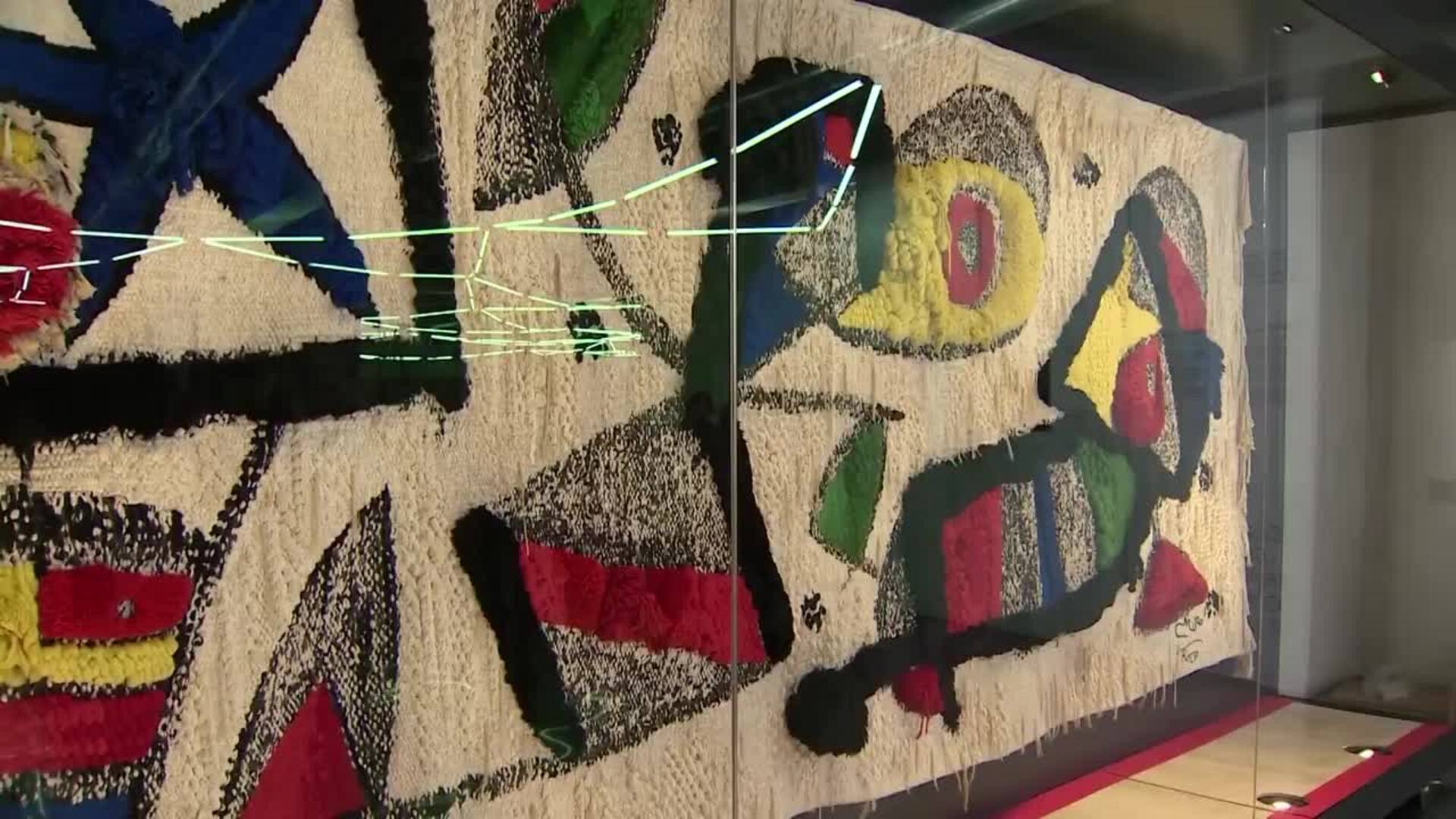CaixaForum albergará hasta mayo el tapiz de Joan Miró dedicado a 'la Caixa'