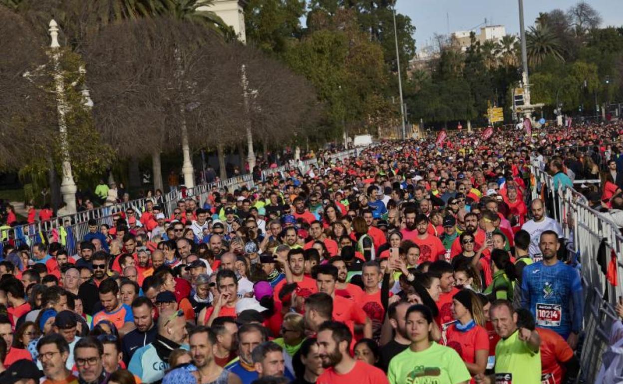 Salida de la 10K Valencia Ibercaja 