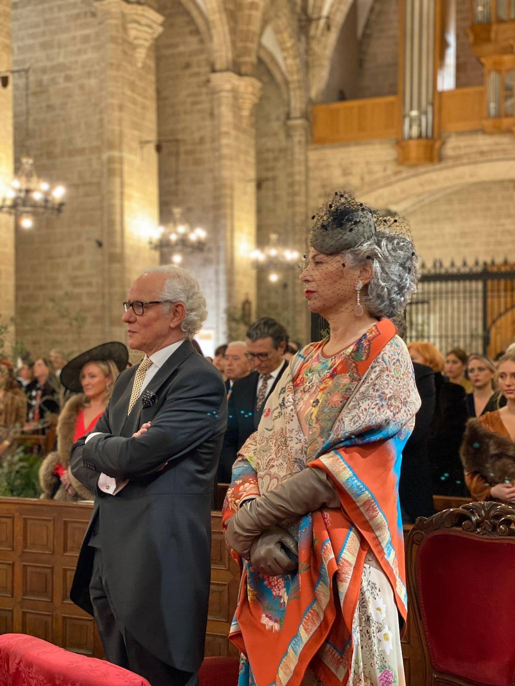 Los padres de la novia, José Luis Guillem Alegre y Victoria Vinaixa Monsonís.