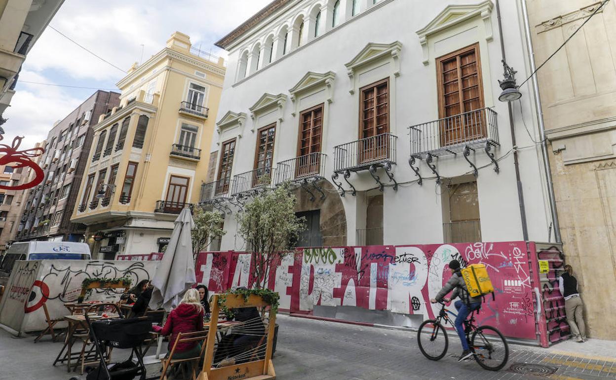 aspecto que ofrece la fachada de