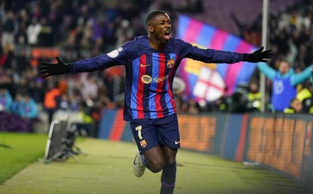 Dembélé guía al Barça hasta las semifinales de Copa